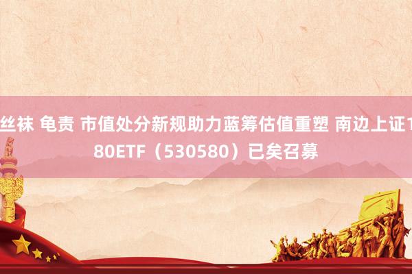 丝袜 龟责 市值处分新规助力蓝筹估值重塑 南边上证180ETF（530580）已矣召募