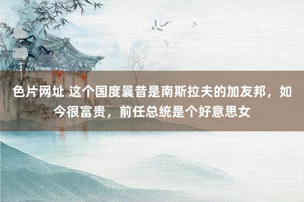 色片网址 这个国度曩昔是南斯拉夫的加友邦，如今很富贵，前任总统是个好意思女