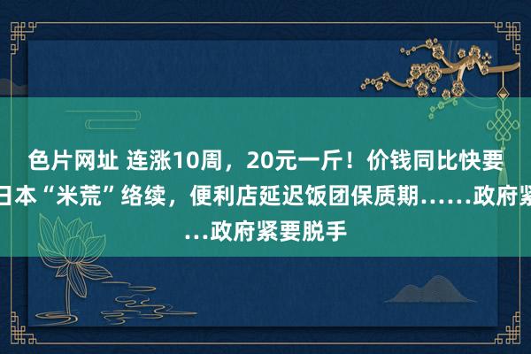 色片网址 连涨10周，20元一斤！价钱同比快要翻倍！日本“米荒”络续，便利店延迟饭团保质期……政府紧要脱手
