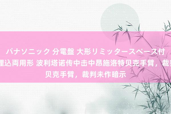 パナソニック 分電盤 大形リミッタースペース付 露出・半埋込両用形 波利塔诺传中击中昂施洛特贝克手臂，裁判未作暗示